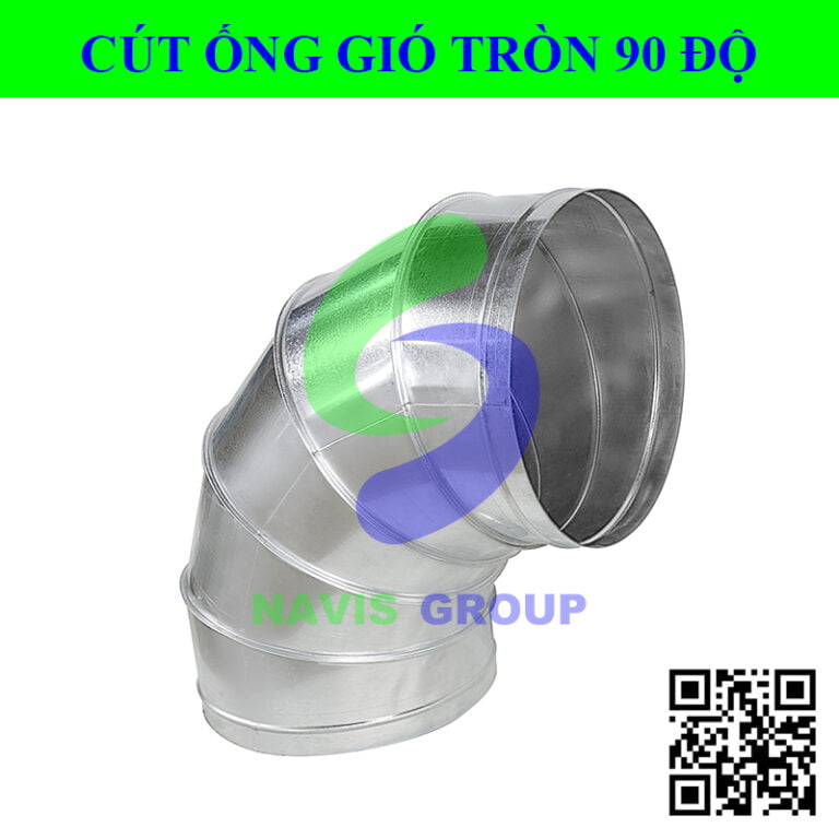 Cút ống gió tròn 90 độ - Navis Group