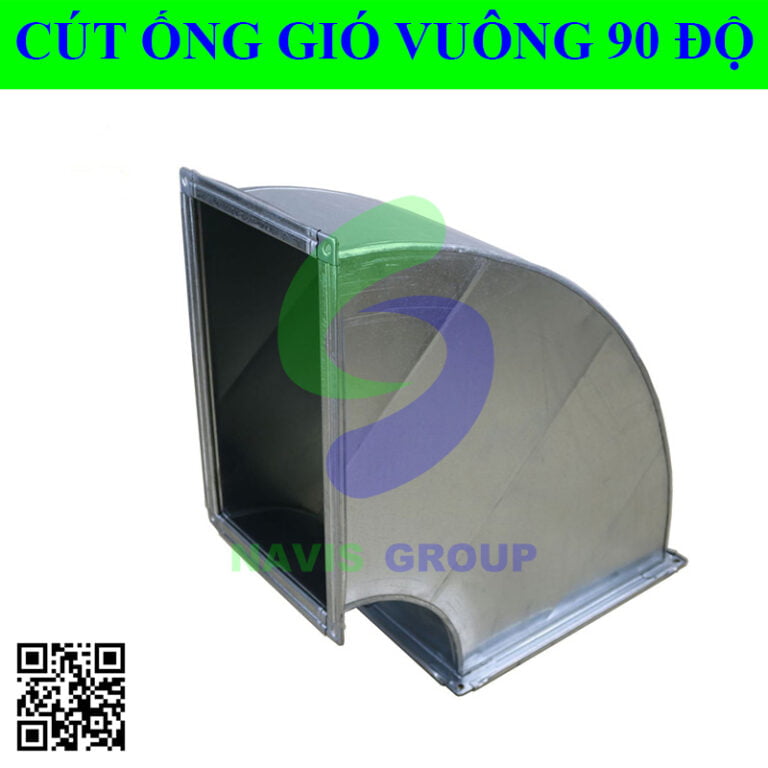 Cút ống gió vuông 90 độ - Navis Group