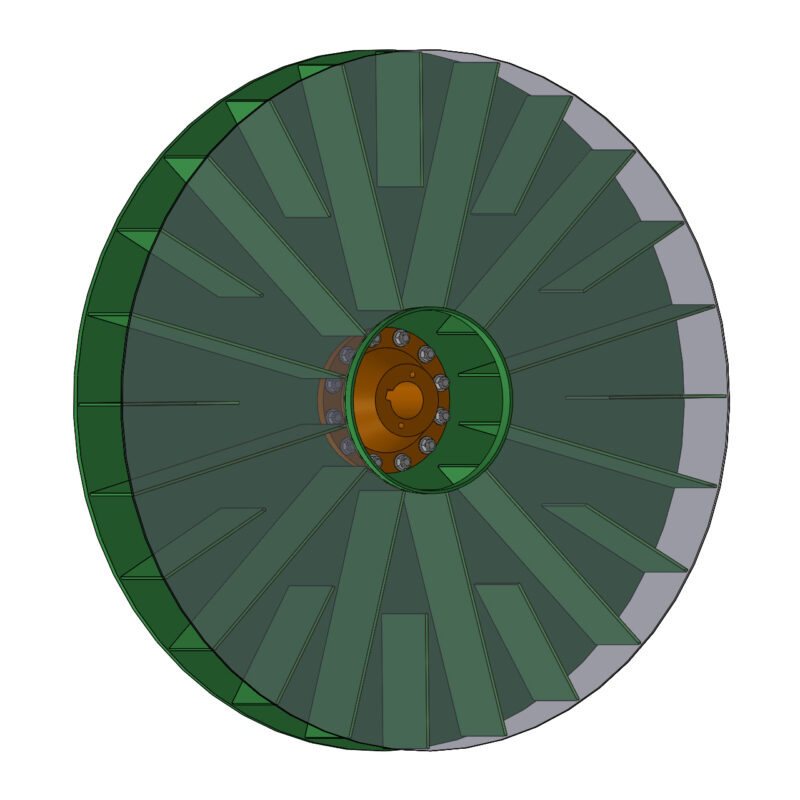 Cánh hướng tâm-RB-Radial Blade cho hiệu suất khí động trên 60%