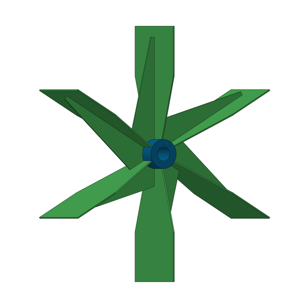 Cánh hút bụi dạng hở