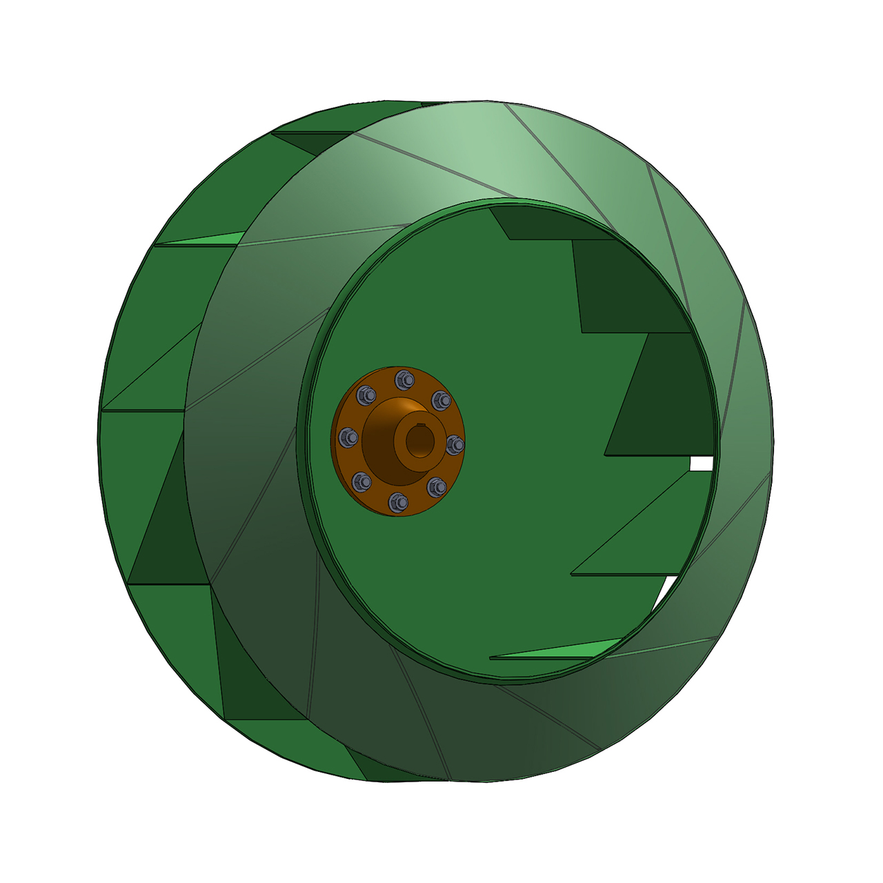 Cánh nghiêng phía sau-BI-Backward Inclined