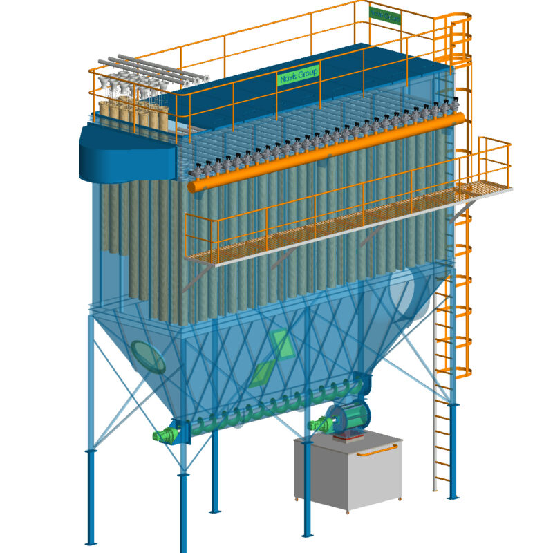 Cấu tạo lọc bụi túi vải