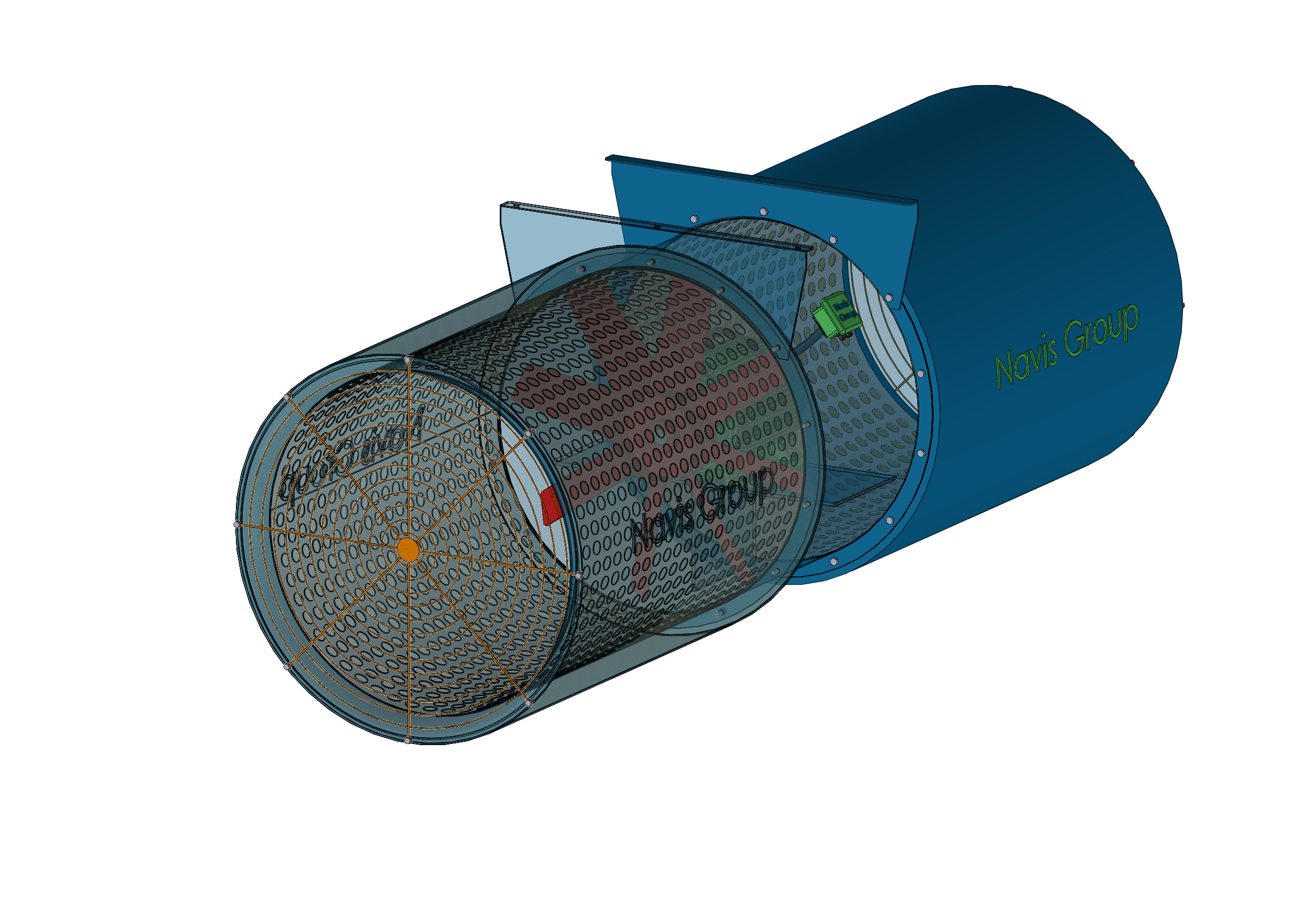 Cấu tạo quạt phản lực hướng trục Navis Group