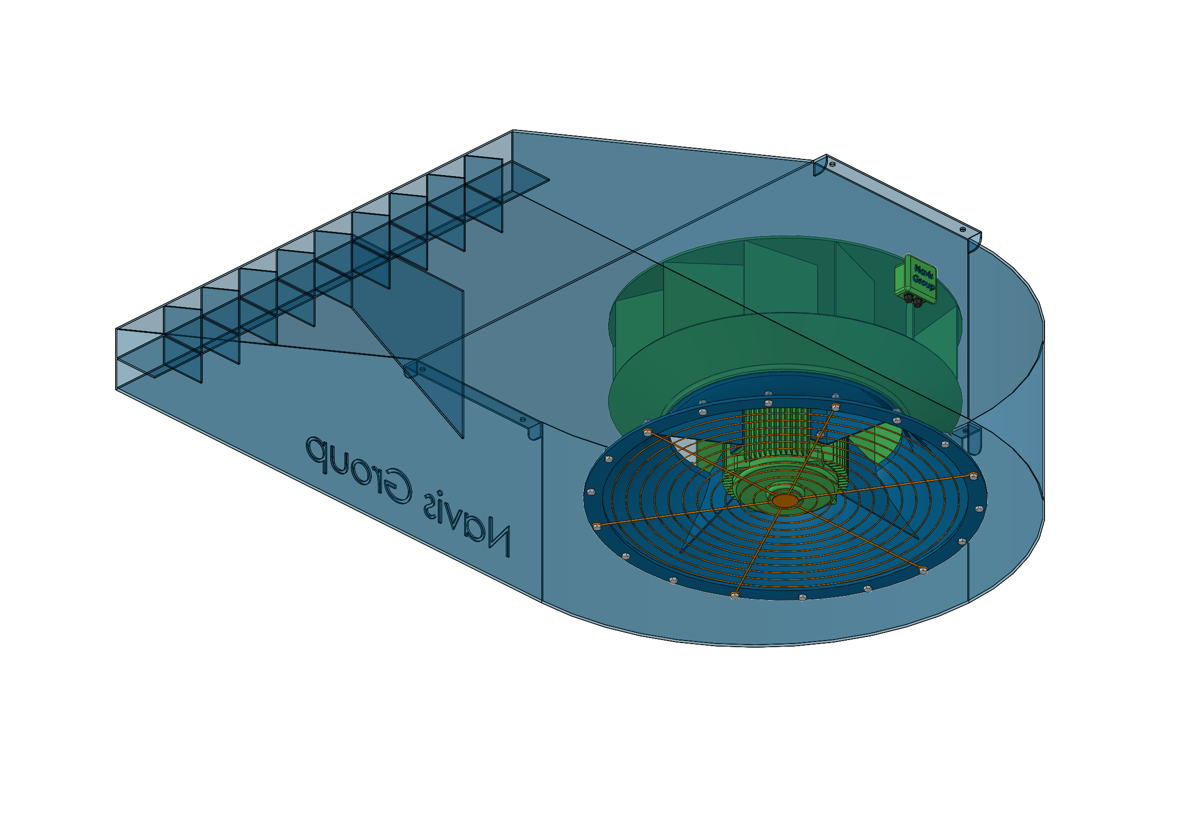 Cấu tạo quạt phản lực ly tâm Navis Group