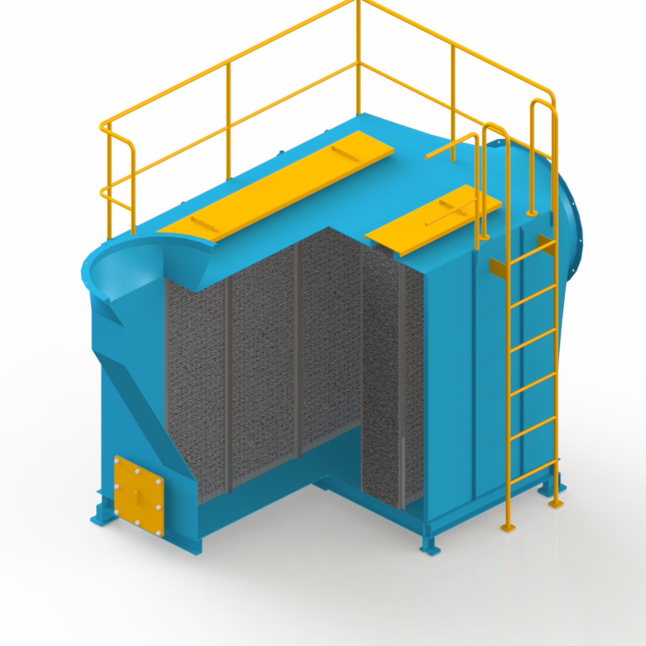 Hấp phụ than hoạt tính đứng