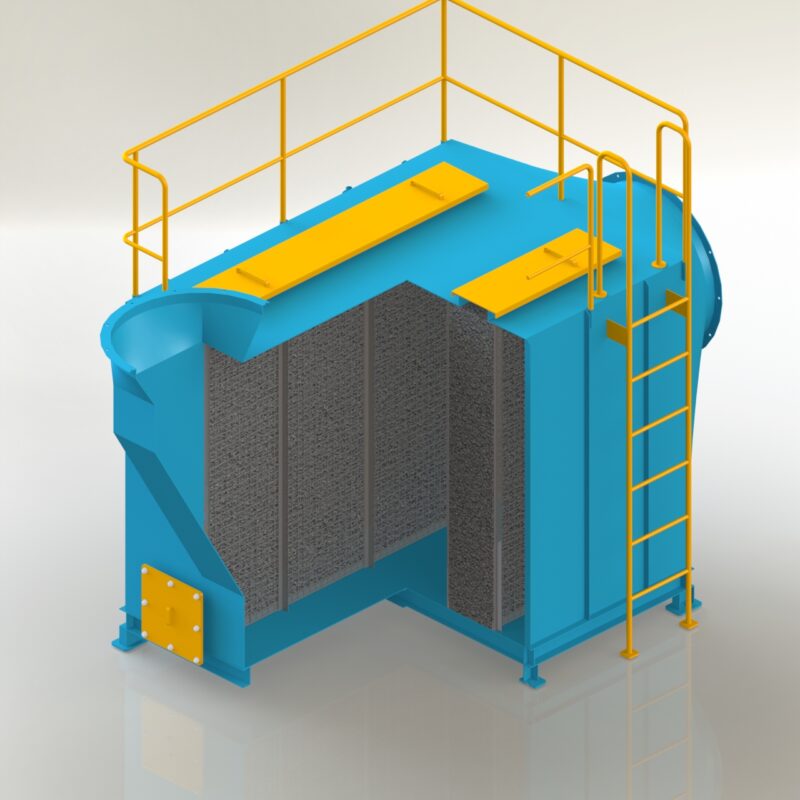 Hấp phụ than hoạt tính kiểu đứng