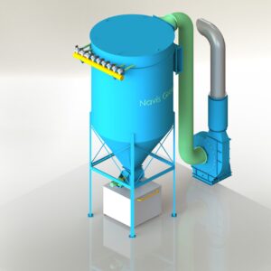 Hệ thống lọc bụi cyclone kết hợp túi vải