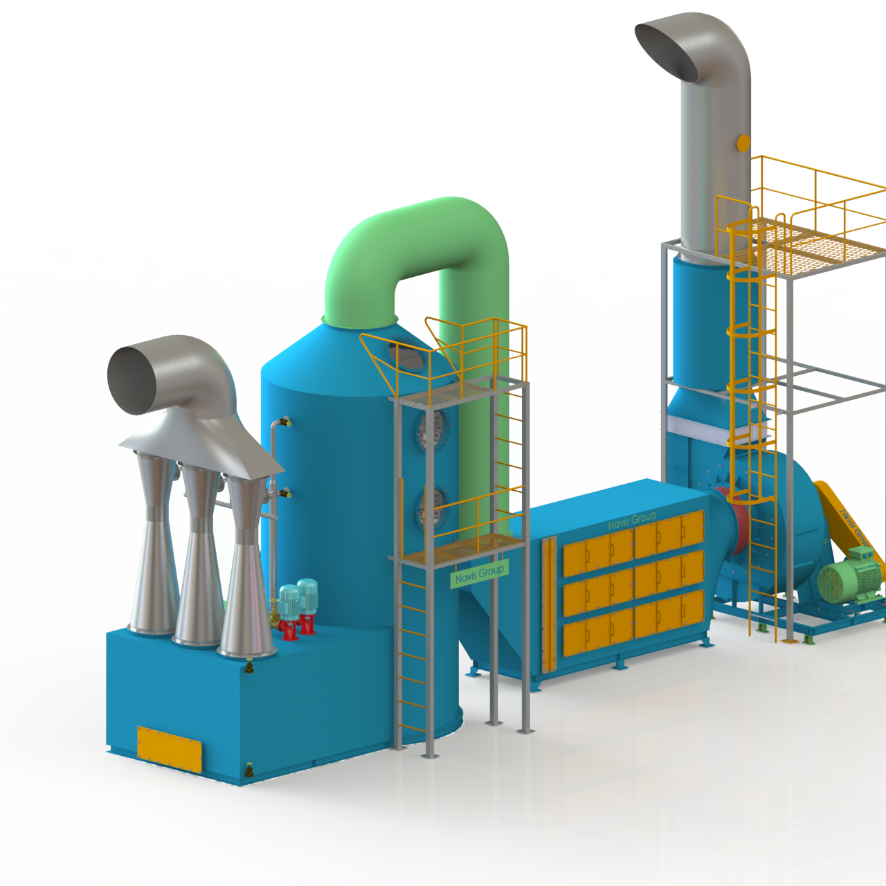 Hệ thống xử lý khí - mùi Navis Group