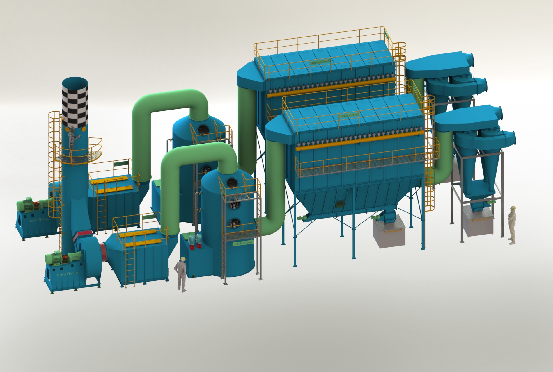 Hệ thống xử lý khí thải công nghiệp