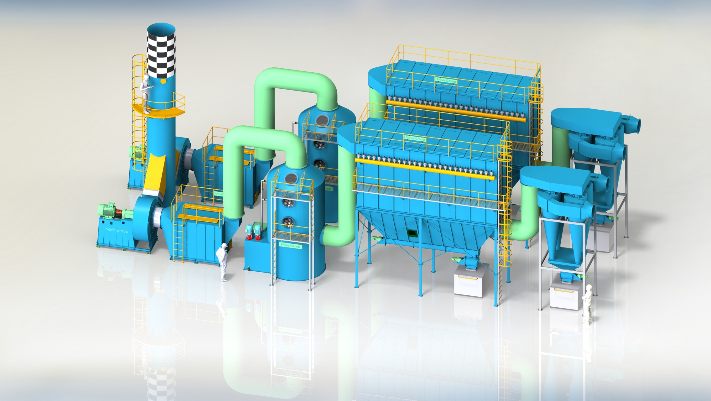 Hệ thống xử lý khí thải navis group