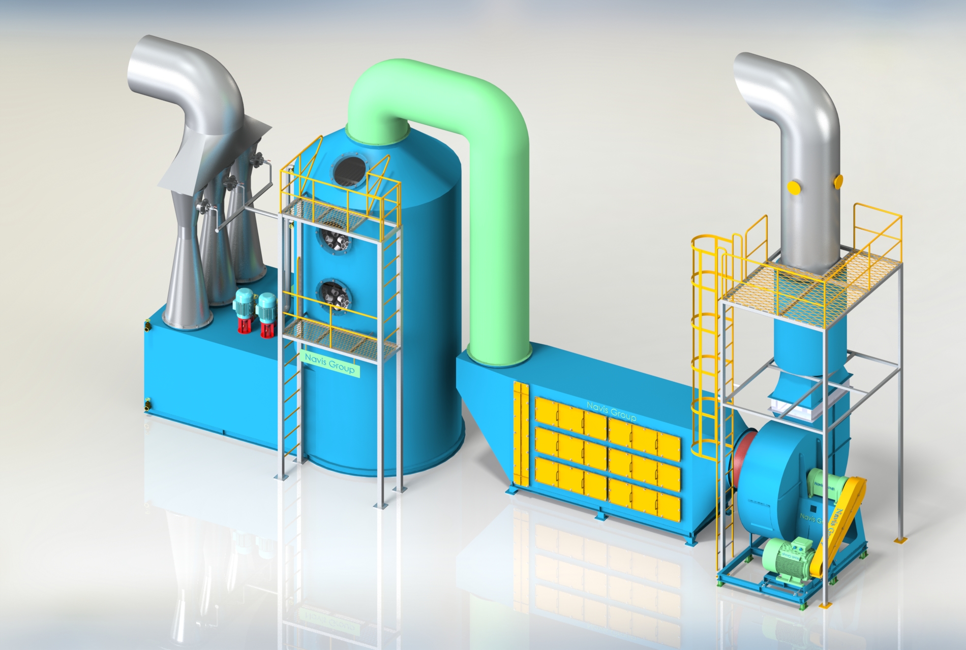 Hệ thống xử lý khí và mùi Navis Group