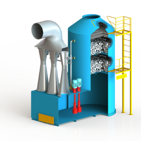 Khử khí Venturi - Tháp đệm