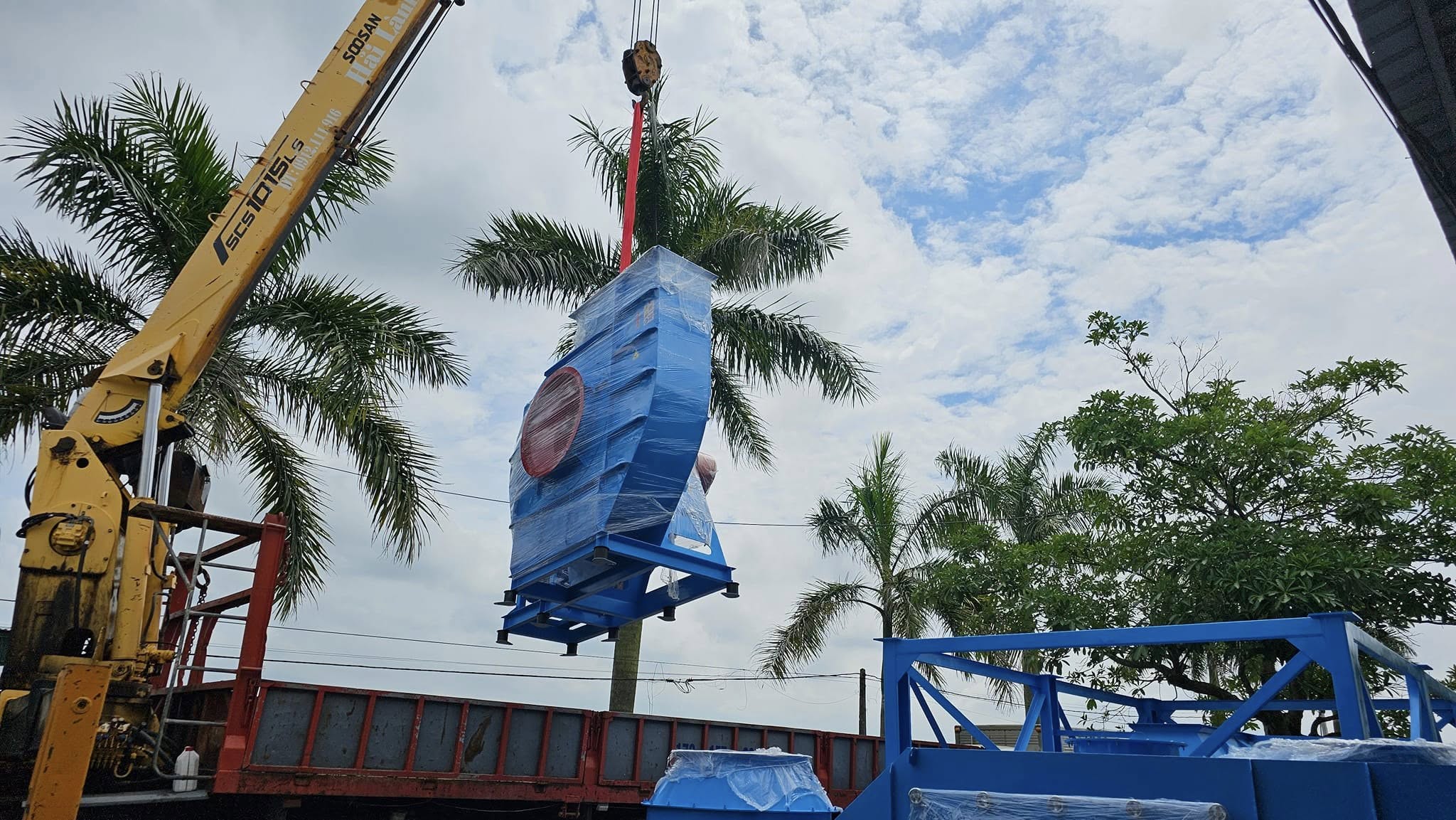 Lắp đặt Quạt hút khói lò hơi NCF-RT-B