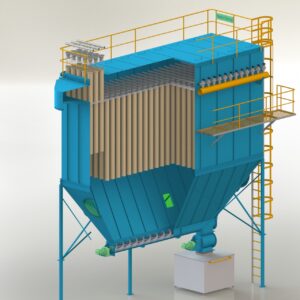 Lọc bụi túi vải được sử dụng để lọc các loại bụi mịn, bụi không có cạnh sắc với hiệu suất lọc cao