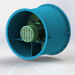 Quạt hướng trục cao áp NAF-SE-D được ứng dụng trong việc tăng áp hút khói