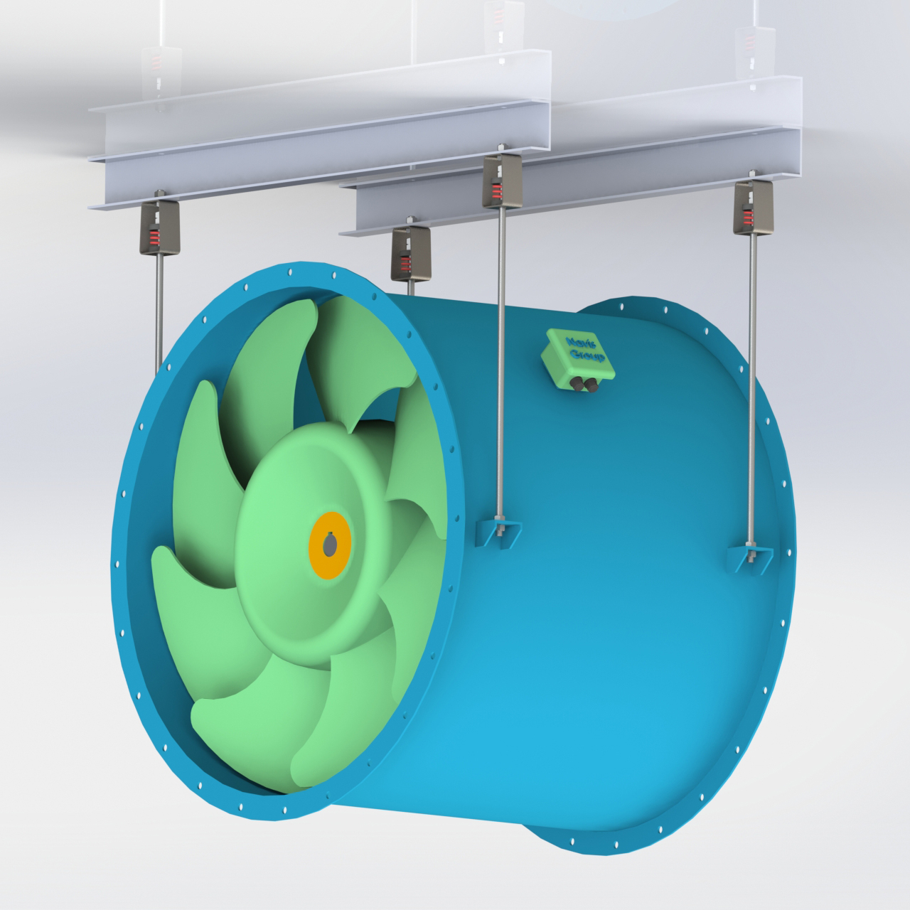 Quạt hướng trục có tai treo