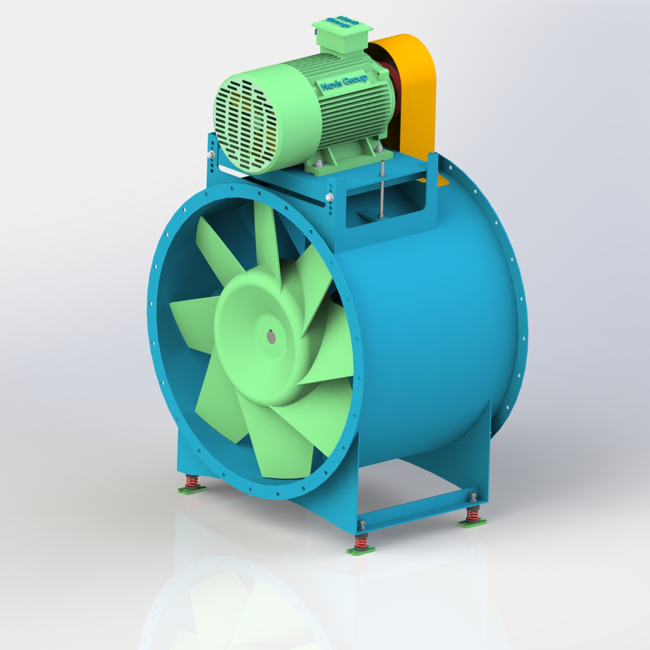 Quạt hướng trục đặt sàn