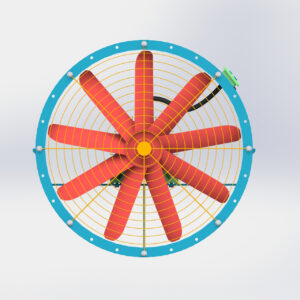 Quạt hướng trục thấp áp được ứng dụng chủ yếu trong lĩnh vực thông gió, làm mát