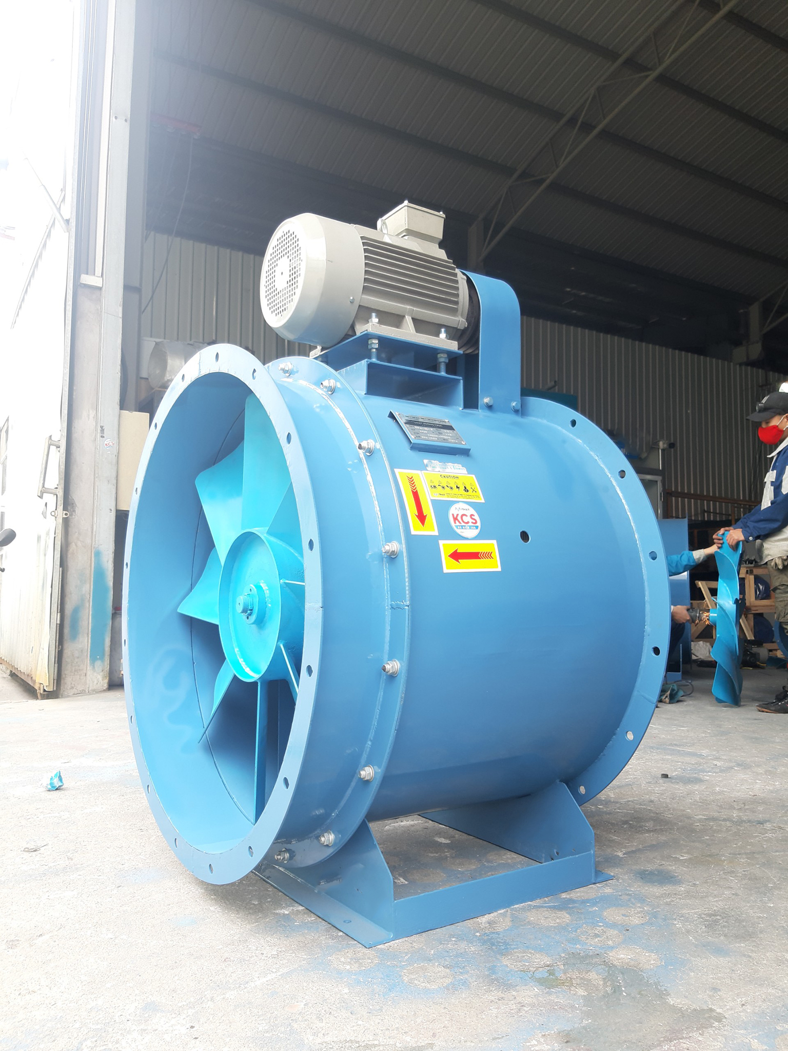 Quạt hướng trục truyền động đai