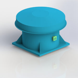 Quạt hướng trục hút mái là dòng quạt áp suất thấp, truyền động trực tiếp dùng để thông gió mái nhà