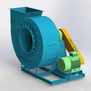 Quạt hút khói lò hơi thuộc dòng Quạt ly tâm cao áp, model nổi bật là NCF-RT-B