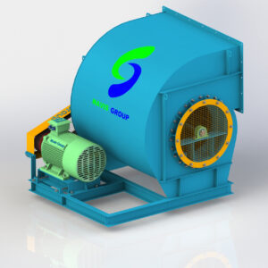 Quạt ly tâm HVAC có thiết kế cánh tương tự Quạt ly tâm cấp khí tươi, tạo luồng gió êm ái, ổn định