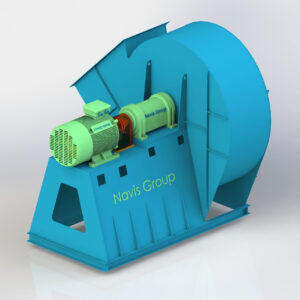 Quạt ly tâm hút bụi với lực hút khỏe, phù hợp hút sau các thiết bị lọc bụi túi vải, lọc bụi Cartridge